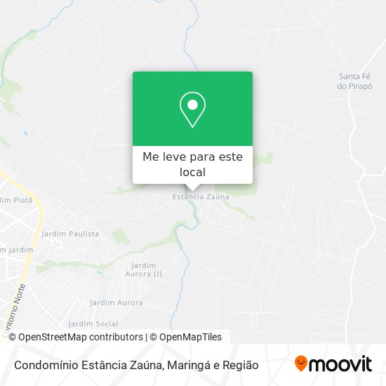 Condomínio Estância Zaúna mapa