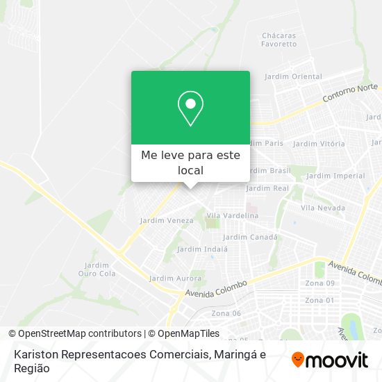 Kariston Representacoes Comerciais mapa