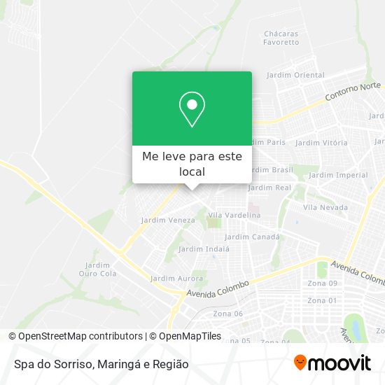 Spa do Sorriso mapa