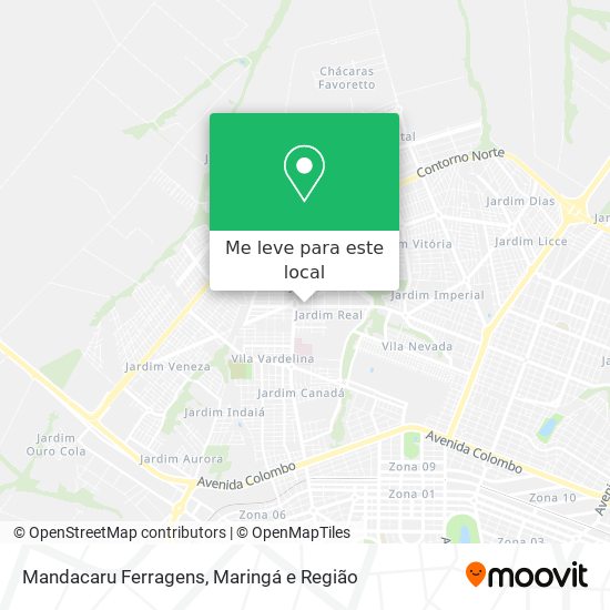 Mandacaru Ferragens mapa