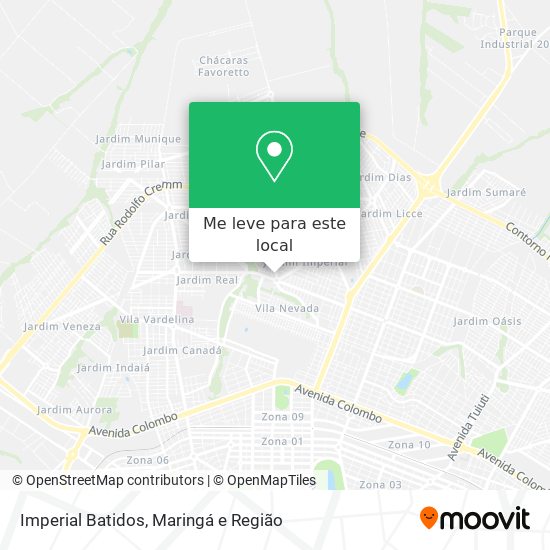 Imperial Batidos mapa