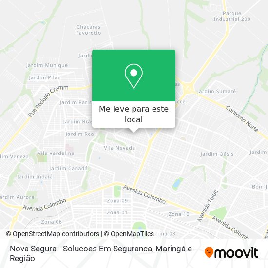 Nova Segura - Solucoes Em Seguranca mapa