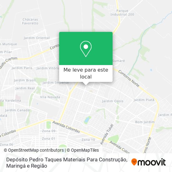 Depósito Pedro Taques Materiais Para Construção mapa