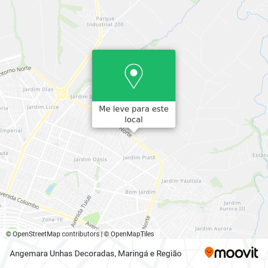 Angemara Unhas Decoradas mapa
