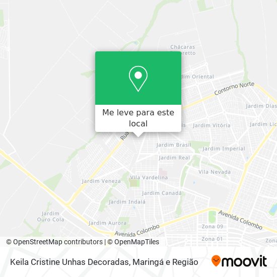 Keila Cristine Unhas Decoradas mapa