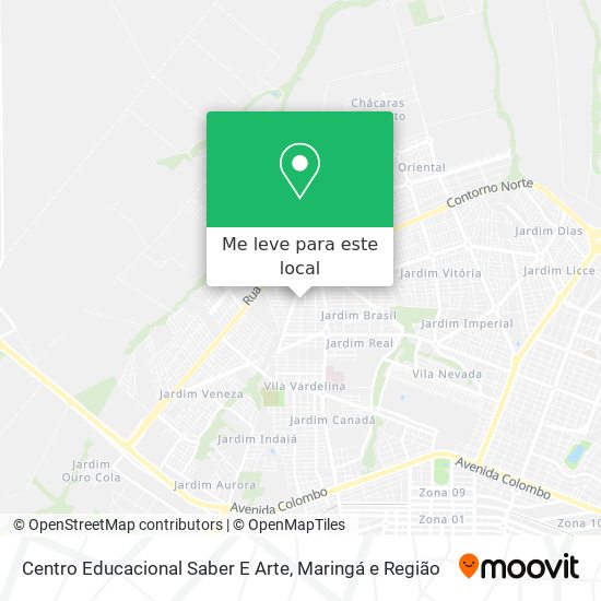 Centro Educacional Saber E Arte mapa