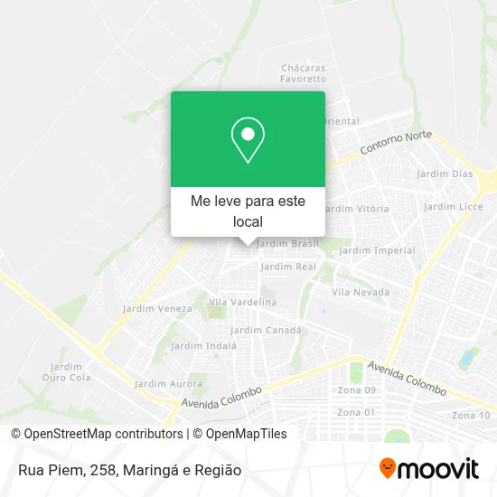 Rua Piem, 258 mapa