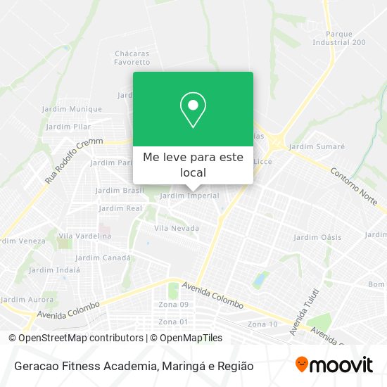 Geracao Fitness Academia mapa