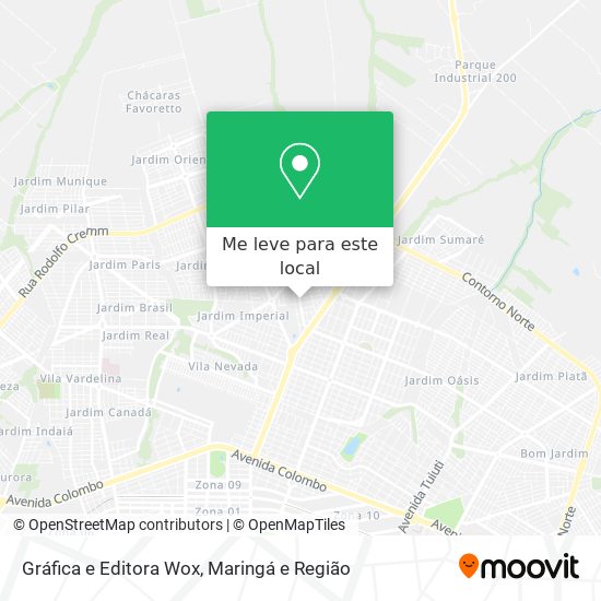 Gráfica e Editora Wox mapa
