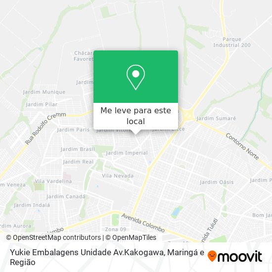 Yukie Embalagens Unidade Av.Kakogawa mapa