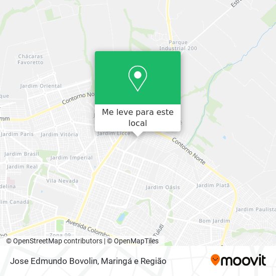 Jose Edmundo Bovolin mapa