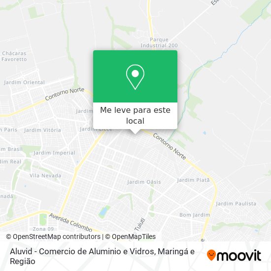 Aluvid - Comercio de Aluminio e Vidros mapa