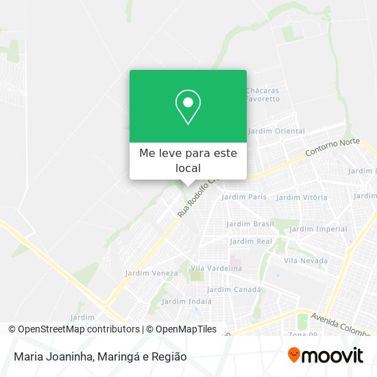 Maria Joaninha mapa