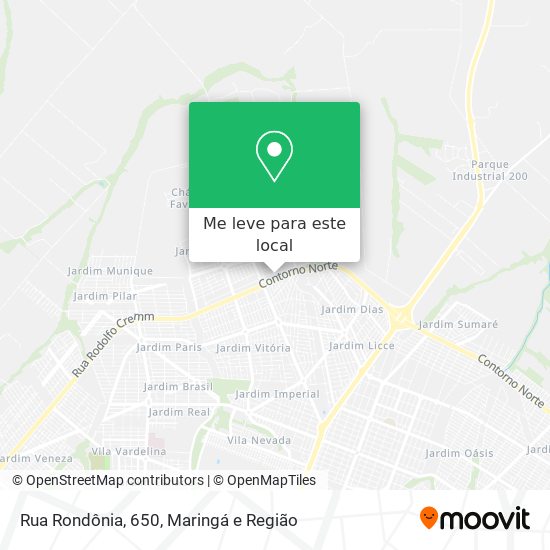 Rua Rondônia, 650 mapa