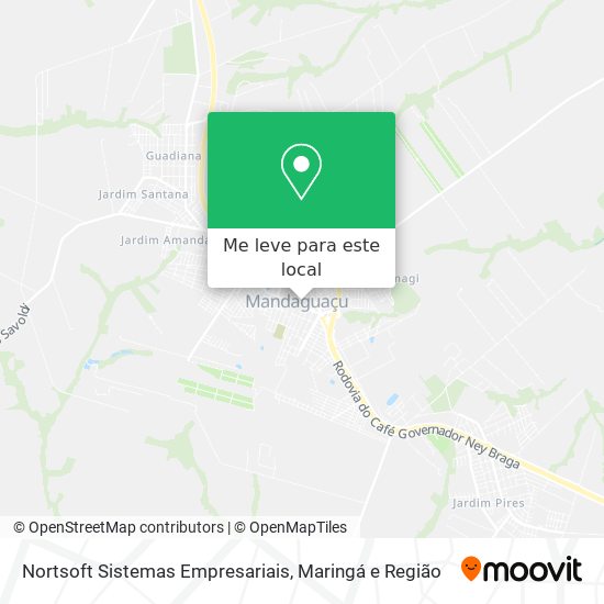 Nortsoft Sistemas Empresariais mapa