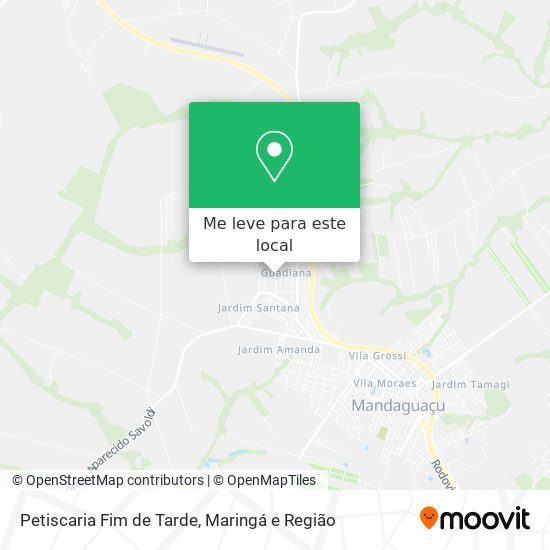 Petiscaria Fim de Tarde mapa