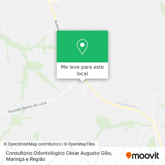 Consultório Odontológico César Augusto Gilio mapa