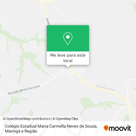 Colégio Estadual Maria Carmella Neves de Souza mapa