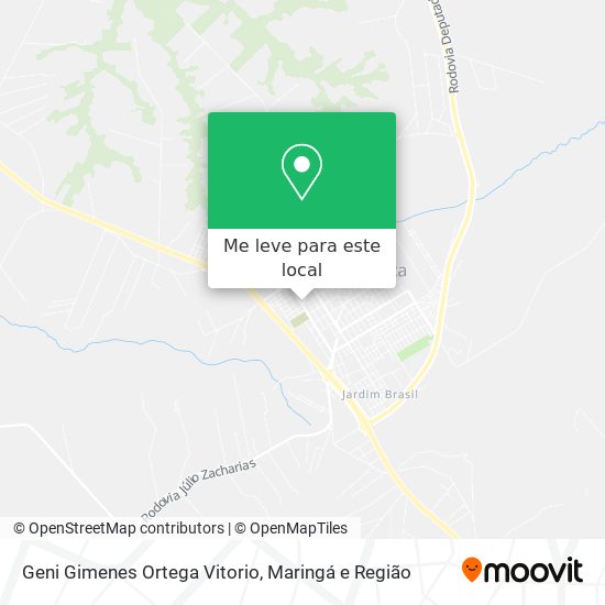 Geni Gimenes Ortega Vitorio mapa