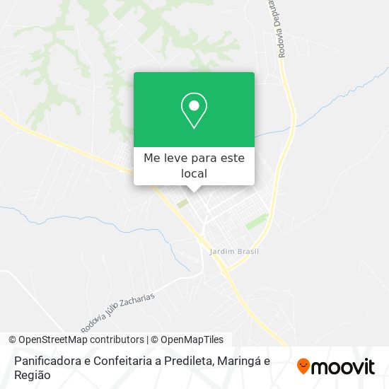 Panificadora e Confeitaria a Predileta mapa