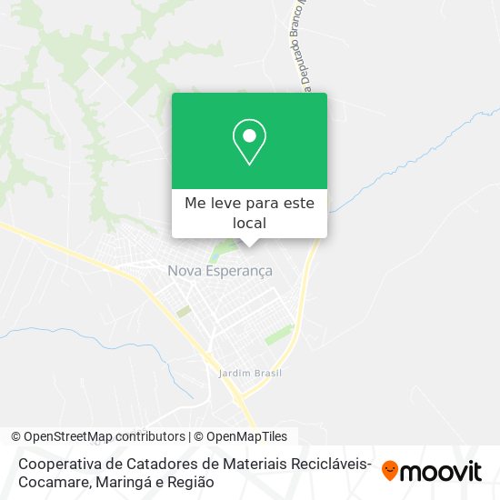 Cooperativa de Catadores de Materiais Recicláveis-Cocamare mapa