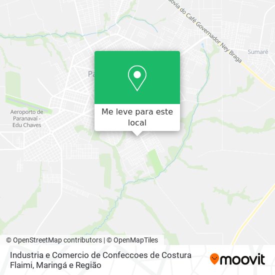 Industria e Comercio de Confeccoes de Costura Flaimi mapa