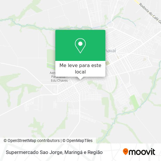 Supermercado Sao Jorge mapa