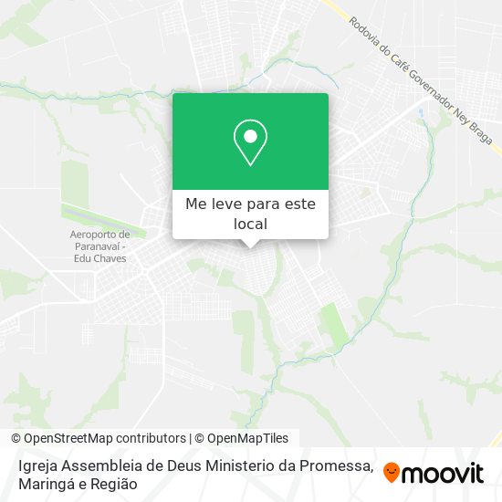 Igreja Assembleia de Deus Ministerio da Promessa mapa