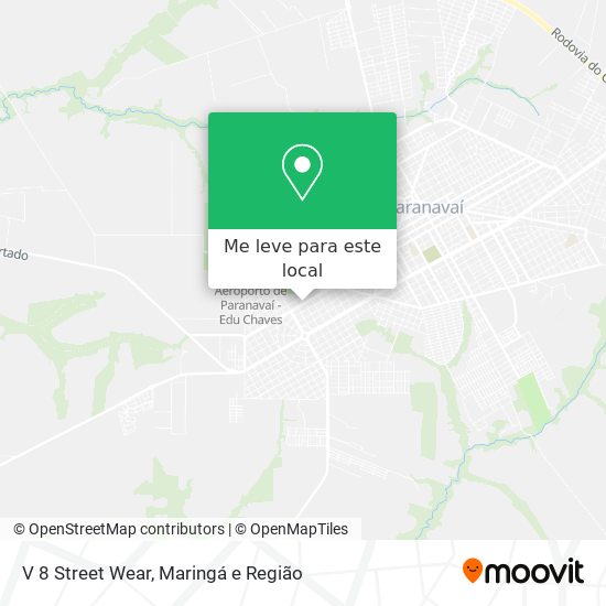 V 8 Street Wear mapa