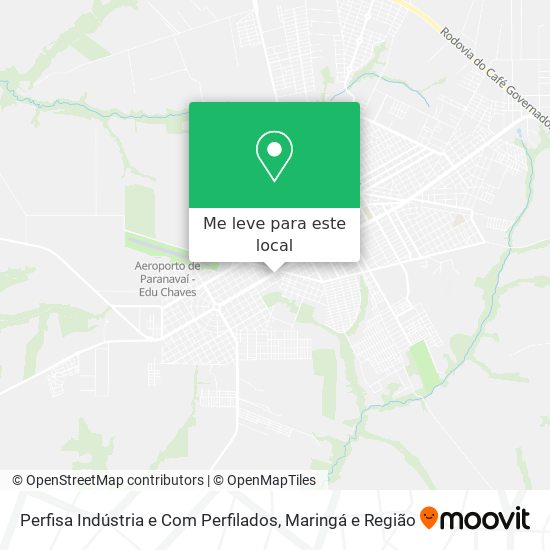 Perfisa Indústria e Com Perfilados mapa