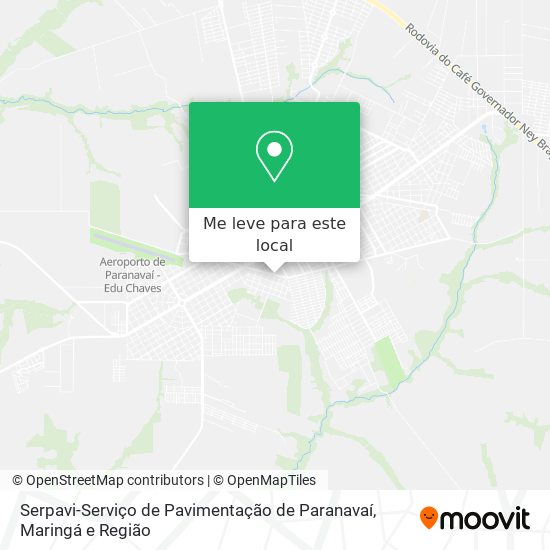 Serpavi-Serviço de Pavimentação de Paranavaí mapa