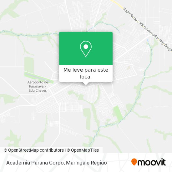 Academia Parana Corpo mapa