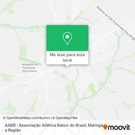 AABB - Associação Atlética Banco do Brasil mapa