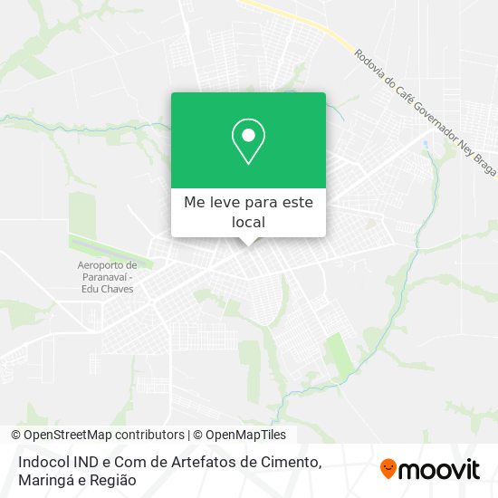 Indocol IND e Com de Artefatos de Cimento mapa