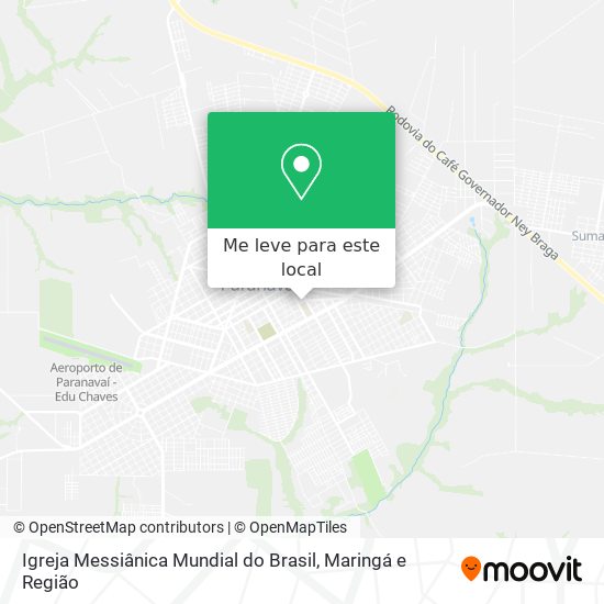 Igreja Messiânica Mundial do Brasil mapa