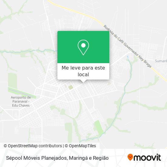 Sépool Móveis Planejados mapa