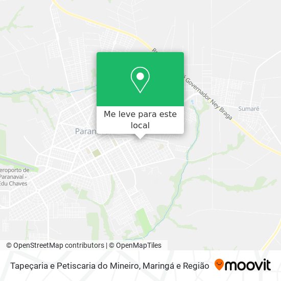 Tapeçaria e Petiscaria do Mineiro mapa