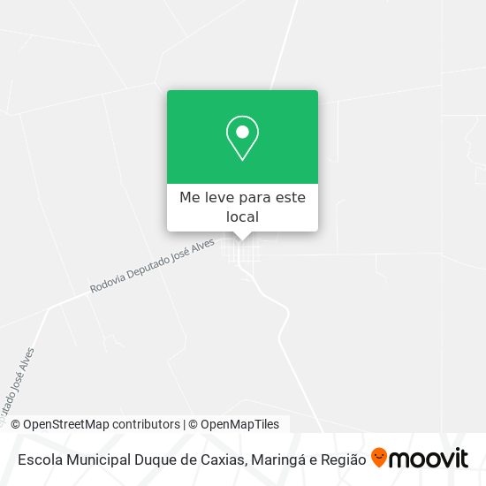 Escola Municipal Duque de Caxias mapa