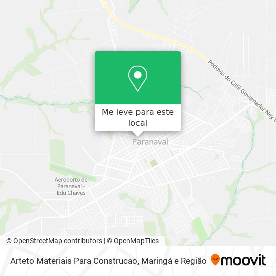 Arteto Materiais Para Construcao mapa