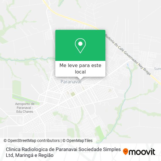 Clinica Radiologica de Paranavai Sociedade Simples Ltd mapa