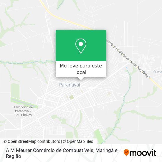 A M Meurer Comércio de Combustíveis mapa