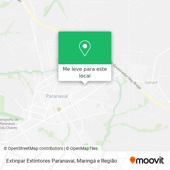 Extinpar Extintores Paranavaí mapa