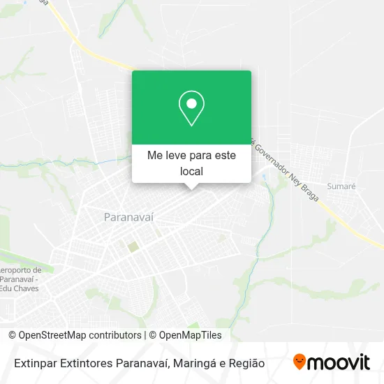 Extinpar Extintores Paranavaí mapa