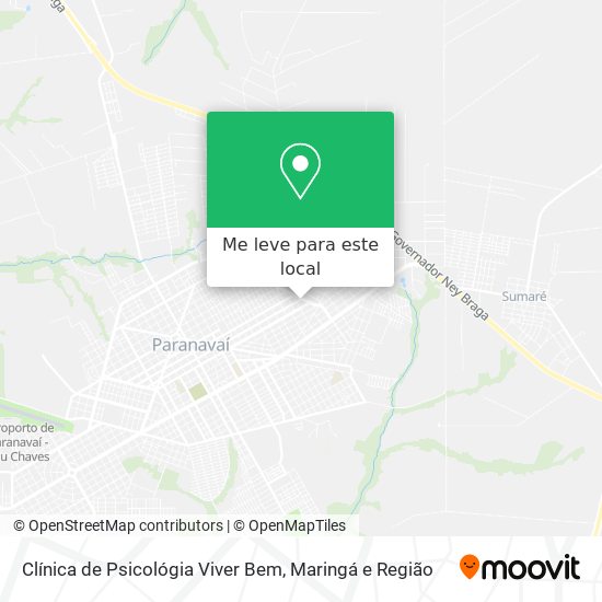 Clínica de Psicológia Viver Bem mapa