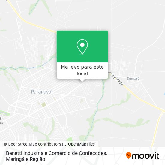 Benetti Industria e Comercio de Confeccoes mapa