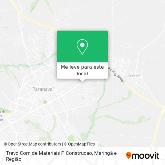 Trevo Com de Materiais P Construcao mapa