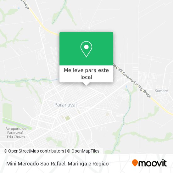 Mini Mercado Sao Rafael mapa