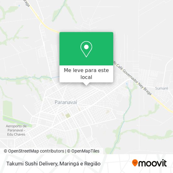 Takumi Sushi Delivery mapa
