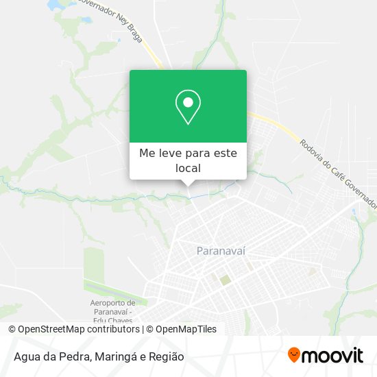 Agua da Pedra mapa