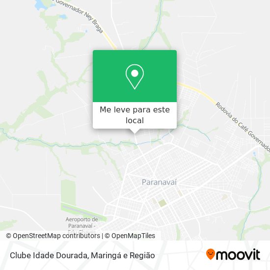 Clube Idade Dourada mapa